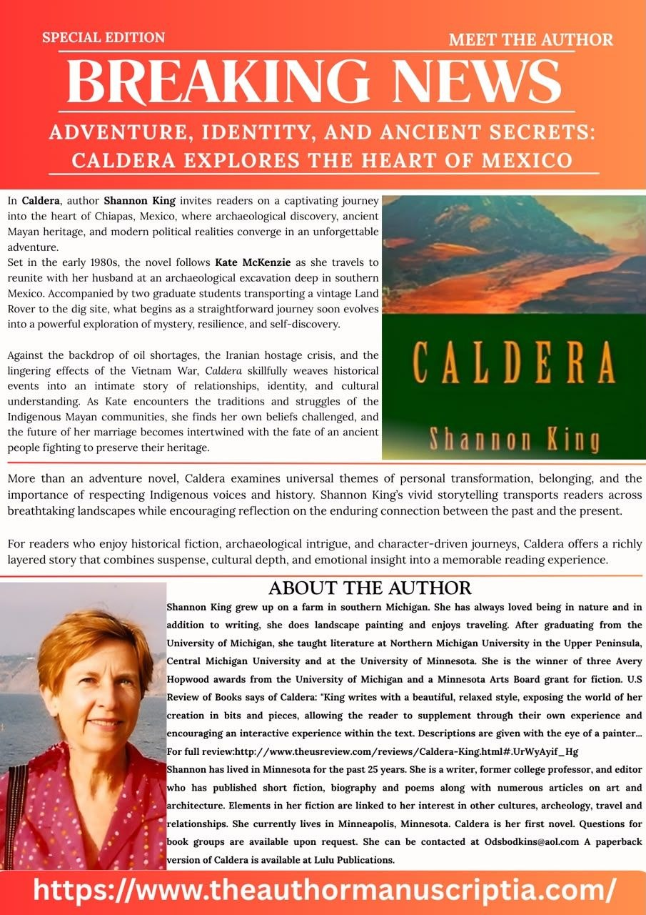 Breaking News editorial feature for Caldera by Shannon King
