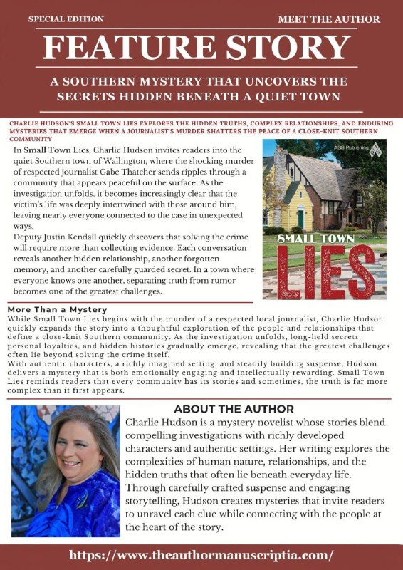 Feature Story editorial for Small Town Lies by Charlie Hudson